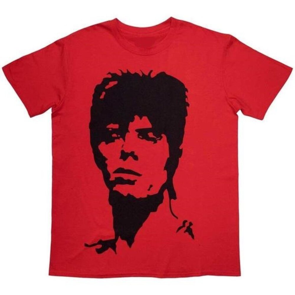 David Bowie Unisex T-Shirt 1973 Monochrome